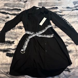 Button up shirt dress